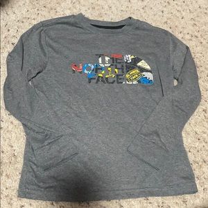 Boys North Face long sleeve tee